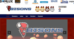 Desktop Screenshot of bisons.fi